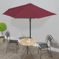 Balkon-Sonnenschirm Alu-Mast 300x155