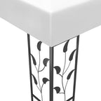 Pavillon 3x3 m Weiß 180 g/m²