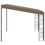 Wand-Pavillon 3x3 m Taupe Stoff