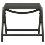 3-tlg. Garten-Lounge-Set Textilene und Aluminium Schwarz