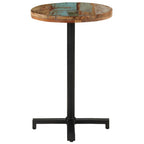 Bistrotisch Rund Ø50x75 cm Altholz Massiv
