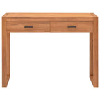 Schreibtisch mit 2 Schubladen 100x40x75 cm Teakholz