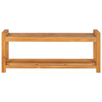 Sitzbank 120 cm Massivholz Teak