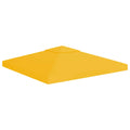 Pavillon-Dachplane mit Kaminabzug 310 g/m² 3x3 m Gelb