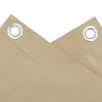 Balkon-Sichtschutz Beige 75x500 cm Oxford-Gewebe