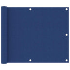 Balkon-Sichtschutz Blau 75x400 cm Oxford-Gewebe