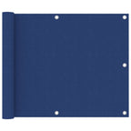 Balkon-Sichtschutz Blau 75x600 cm Oxford-Gewebe