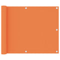 Balkon-Sichtschutz Orange 75x300 cm Oxford-Gewebe