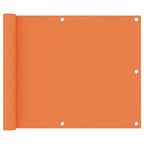 Balkon-Sichtschutz Orange 75x500 cm Oxford-Gewebe
