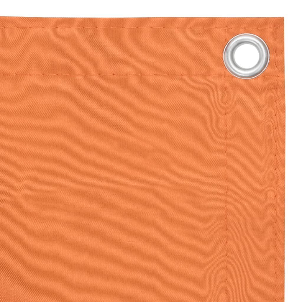 Balkon-Sichtschutz Orange 75x600 cm Oxford-Gewebe