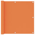 Balkon-Sichtschutz Orange 90x600 cm Oxford-Gewebe