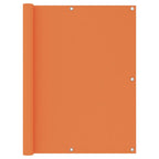 Balkon-Sichtschutz Orange 120x600 cm Oxford-Gewebe
