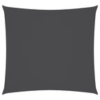 Sonnensegel Oxford-Gewebe Quadratisch 5x5 m Anthrazit