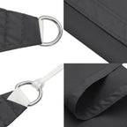 Sonnensegel Oxford-Gewebe Quadratisch 5x5 m Anthrazit