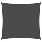 Sonnensegel Oxford-Gewebe Quadratisch 6x6 m Anthrazit