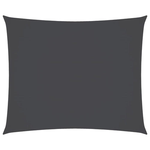 Sonnensegel Oxford-Gewebe Rechteckig 3,5x4,5 m Anthrazit