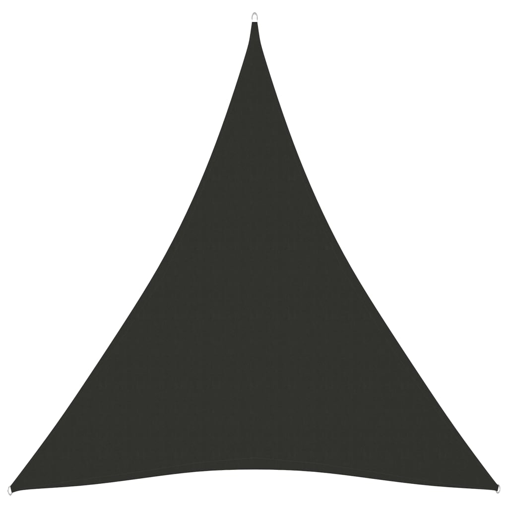Sonnensegel Oxford-Gewebe Dreieckig 5x7x7 m Anthrazit