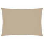 Sonnensegel Oxford-Gewebe Rechteckig 2,5x4,5 m Beige