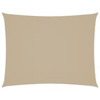 Sonnensegel Oxford-Gewebe Rechteckig 3x4 m Beige