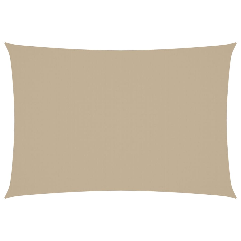 Sonnensegel Oxford-Gewebe Rechteckig 3x5 m Beige