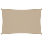 Sonnensegel Oxford-Gewebe Rechteckig 4x7 m Beige