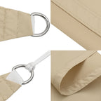 Sonnensegel Oxford-Gewebe Rechteckig 5x8 m Beige