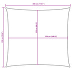 Sonnensegel Oxford-Gewebe Rechteckig 2,5x3 m Creme