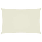 Sonnensegel Oxford-Gewebe Rechteckig 5x8 m Creme