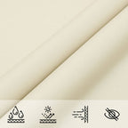 Sonnensegel Oxford-Gewebe Dreieckig 3x3x3 m Creme