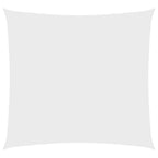 Sonnensegel Oxford-Gewebe Quadratisch 2,5x2,5 m Weiß