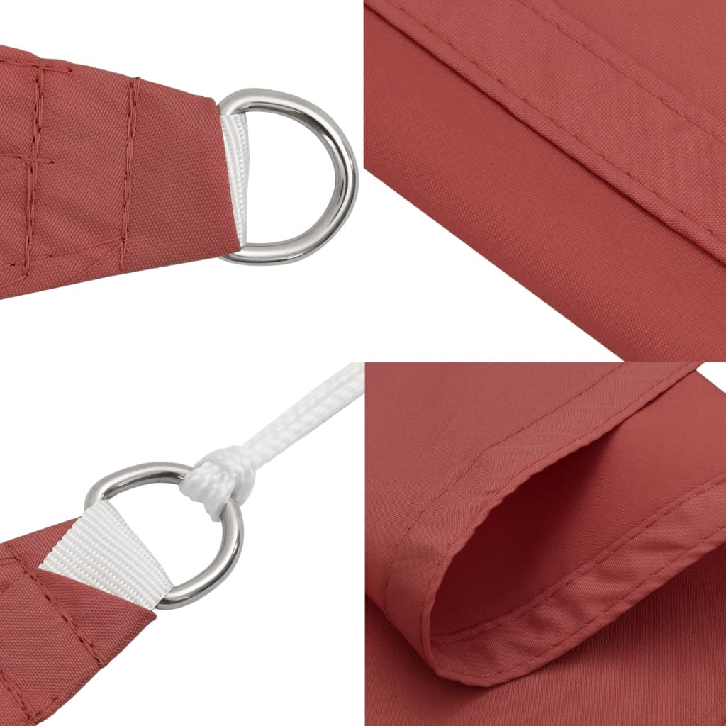 Sonnensegel Oxford-Gewebe Rechteckig 2x2,5 m Terrakotta-Rot