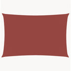 Sonnensegel Oxford-Gewebe Rechteckig 2x5 m Terrakotta-Rot