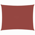 Sonnensegel Oxford-Gewebe Rechteckig 2,5x4 m Terrakotta-Rot