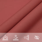 Sonnensegel Oxford-Gewebe Rechteckig 4x5 m Terrakotta-Rot