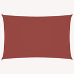 Sonnensegel Oxford-Gewebe Rechteckig 5x7 m Terrakotta-Rot