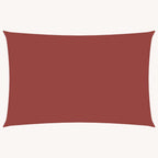 Sonnensegel Oxford-Gewebe Rechteckig 5x8 m Terrakotta-Rot