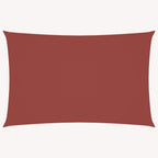 Sonnensegel Oxford-Gewebe Rechteckig 6x8 m Terrakotta-Rot
