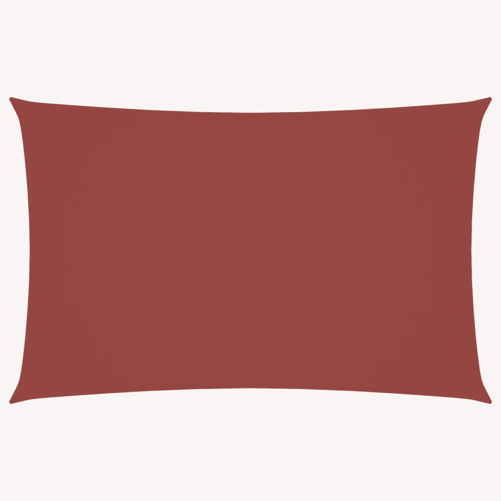 Sonnensegel Oxford-Gewebe Rechteckig 6x8 m Terrakotta-Rot