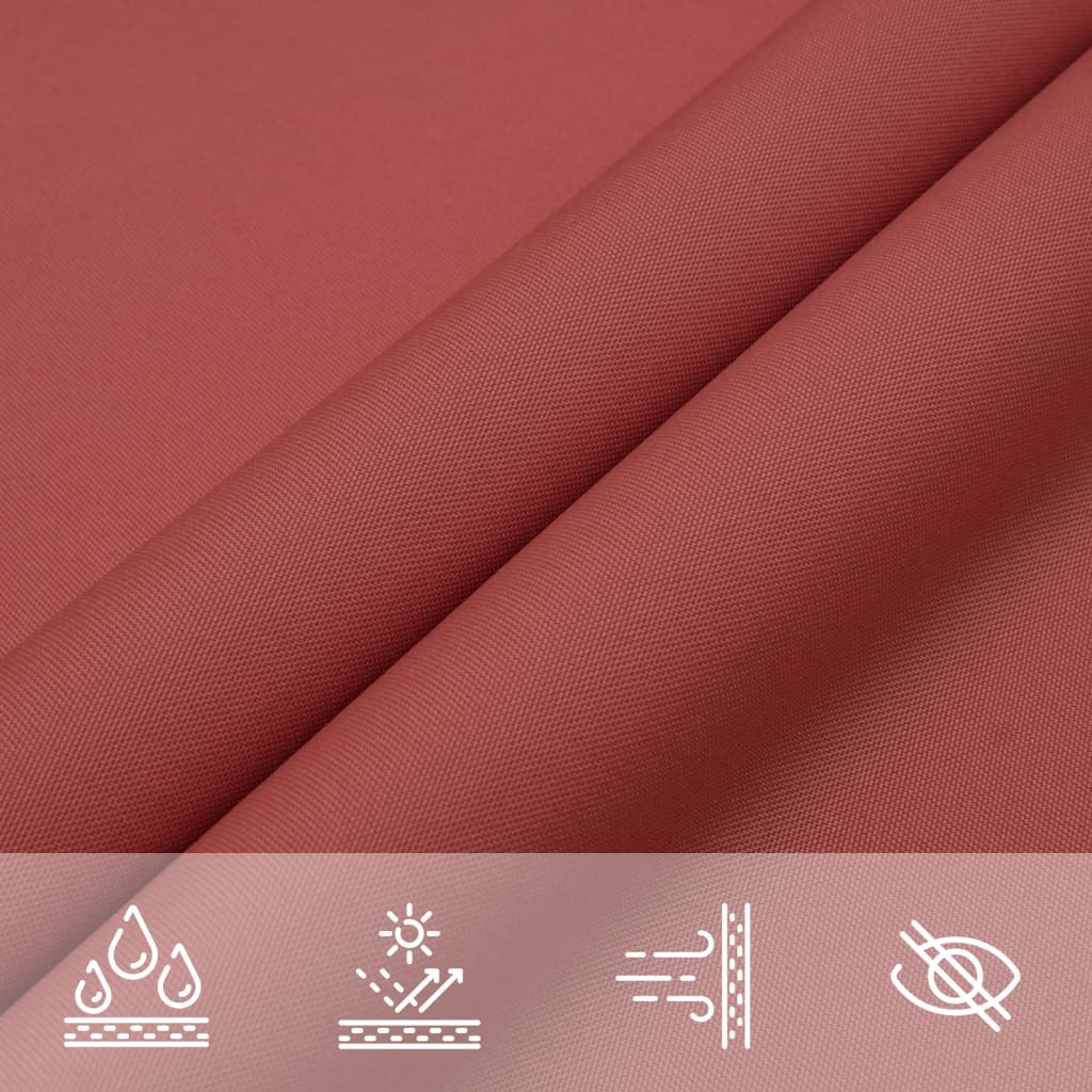 Sonnensegel Oxford-Gewebe Dreieckig 2,5x2,5x3,5m Terrakotta-Rot