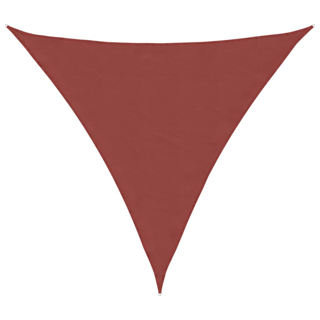 Sonnensegel Oxford-Gewebe Dreieckig 3x3x3 m Terrakotta-Rot