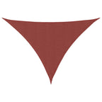 Sonnensegel Oxford-Gewebe Dreieckig 3x4x5 m Terracotta-Rot