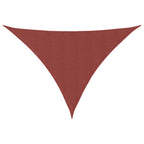Sonnensegel Oxford-Gewebe Dreieckig 3,5x3,5x4,9m Terrakottarot
