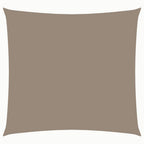 Sonnensegel Oxford-Gewebe Quadratisch 4x4 m Taupe