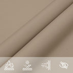 Sonnensegel Oxford-Gewebe Dreieckig 2,5x2,5x3,5 m Taupe