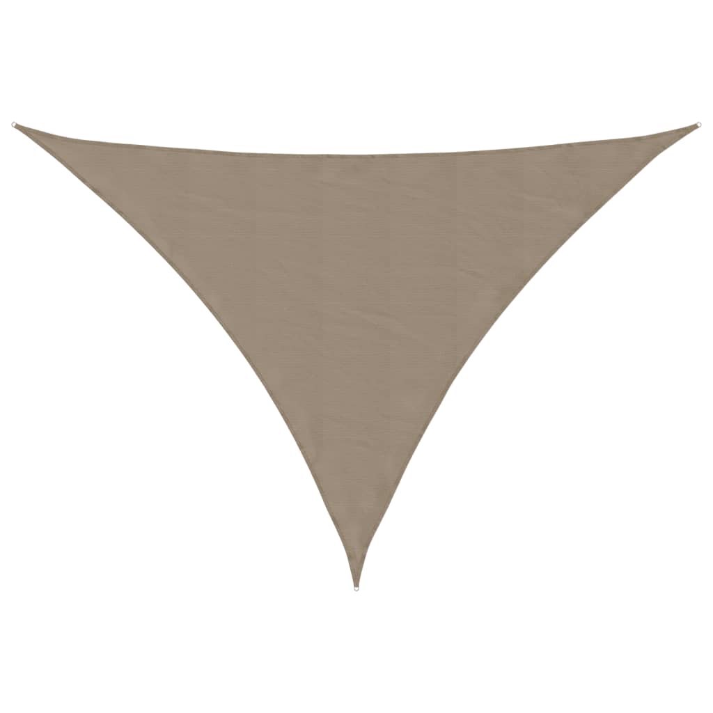 Sonnensegel Oxford-Gewebe Dreieckig 5x7x7 m Taupe