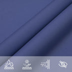 Sonnensegel Oxford-Gewebe Rechteckig 5x6 m Blau