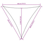 Sonnensegel Oxford-Gewebe Dreieckig 4,5x4,5x4,5 m Blau