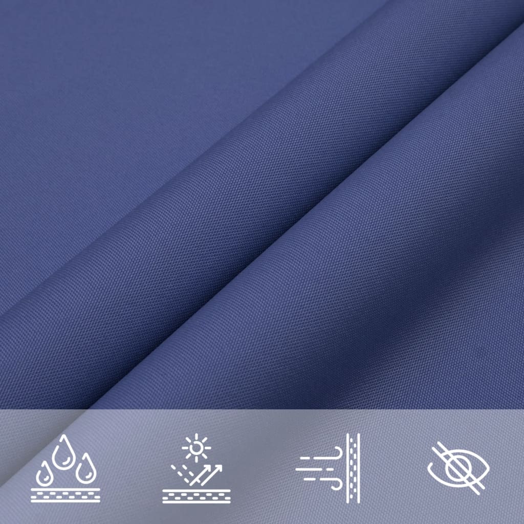 Sonnensegel Oxford-Gewebe Dreieckig 5x5x6 m Blau