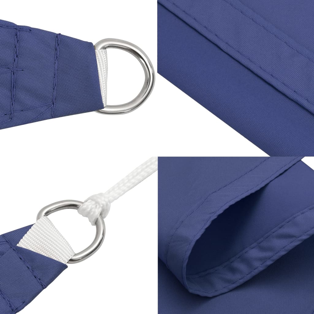 Sonnensegel Oxford-Gewebe Dreieckig 4x5x6,4 m Blau