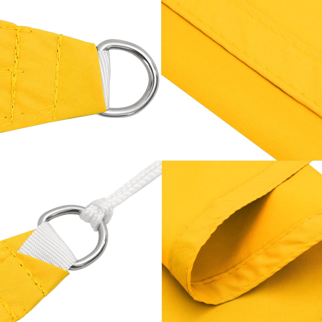 Sonnensegel Oxford-Gewebe Dreieckig 6x6x6 m Gelb